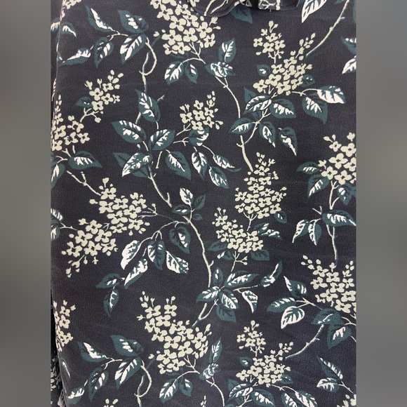 Madewell Silk Ruffle-Hem Wrap Top in Antique Flora Medium - Picture 7 of 10